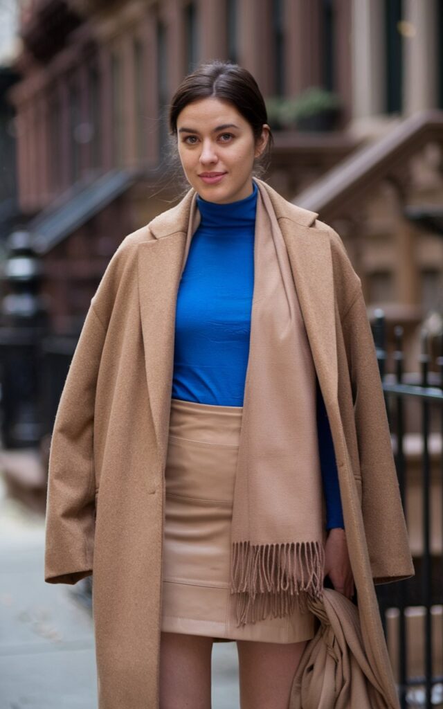 A natural-looking young woman wearing well-fitted clothing styled confidently for everyday wear. Theme fashion inspo outfits